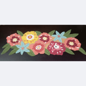 Floral Burst Beaded Table Runner