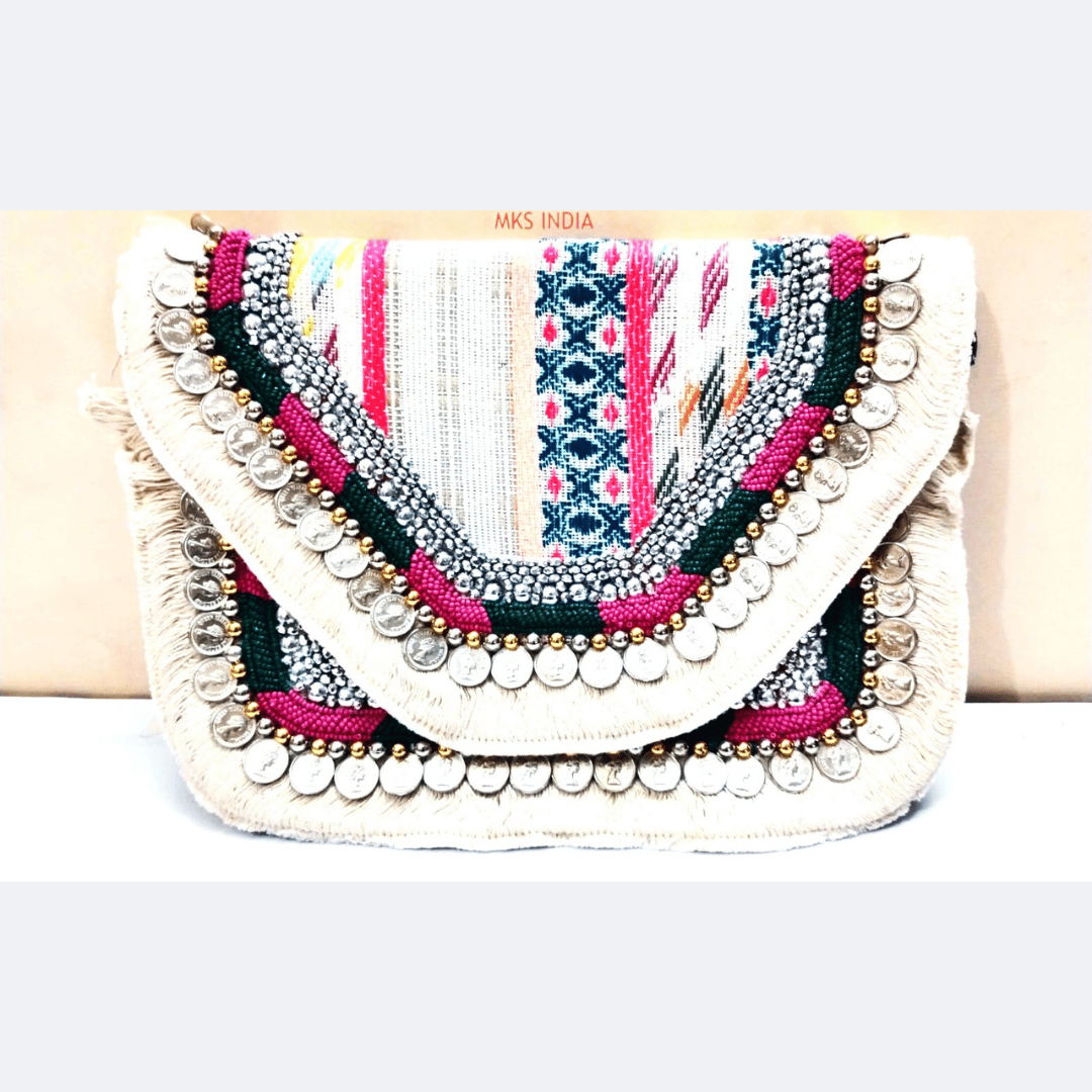 Multicolor Patchwork Banjara Tote – Artistic Everyday Carry