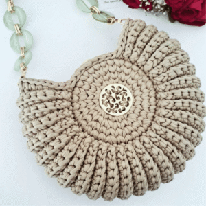 Neutral Beige Crochet Sling – Minimalist Everyday Design