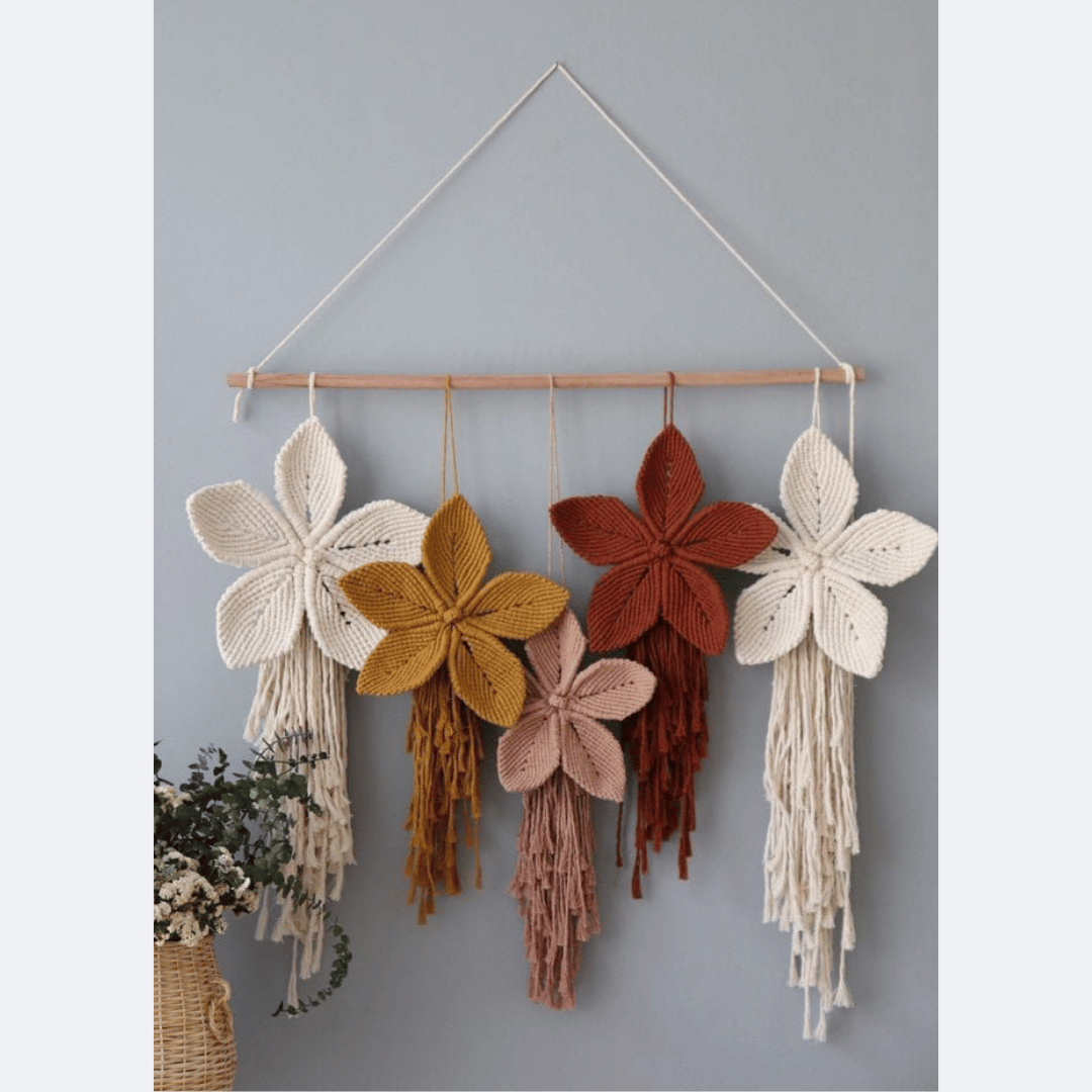Floral Macramé Wall Hanging