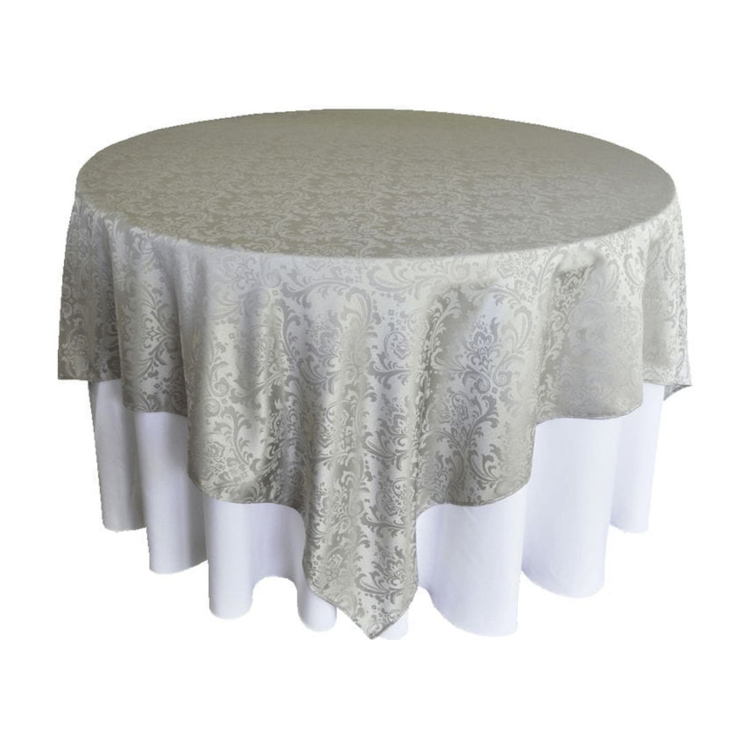 Damask Table Top – Classic Jacquard Pattern for Elegant Event Styling