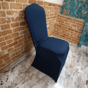 Fitted Lycra Spandex Chair Cover (Navy Blue)