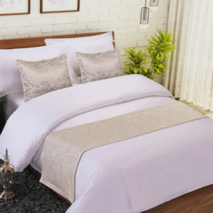 Jacquard Bed Runner – Elegant Textured Accent for Luxurious Bedrooms