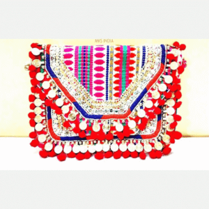 Vintage Embroidered Banjara Clutch – Heritage Craft Style