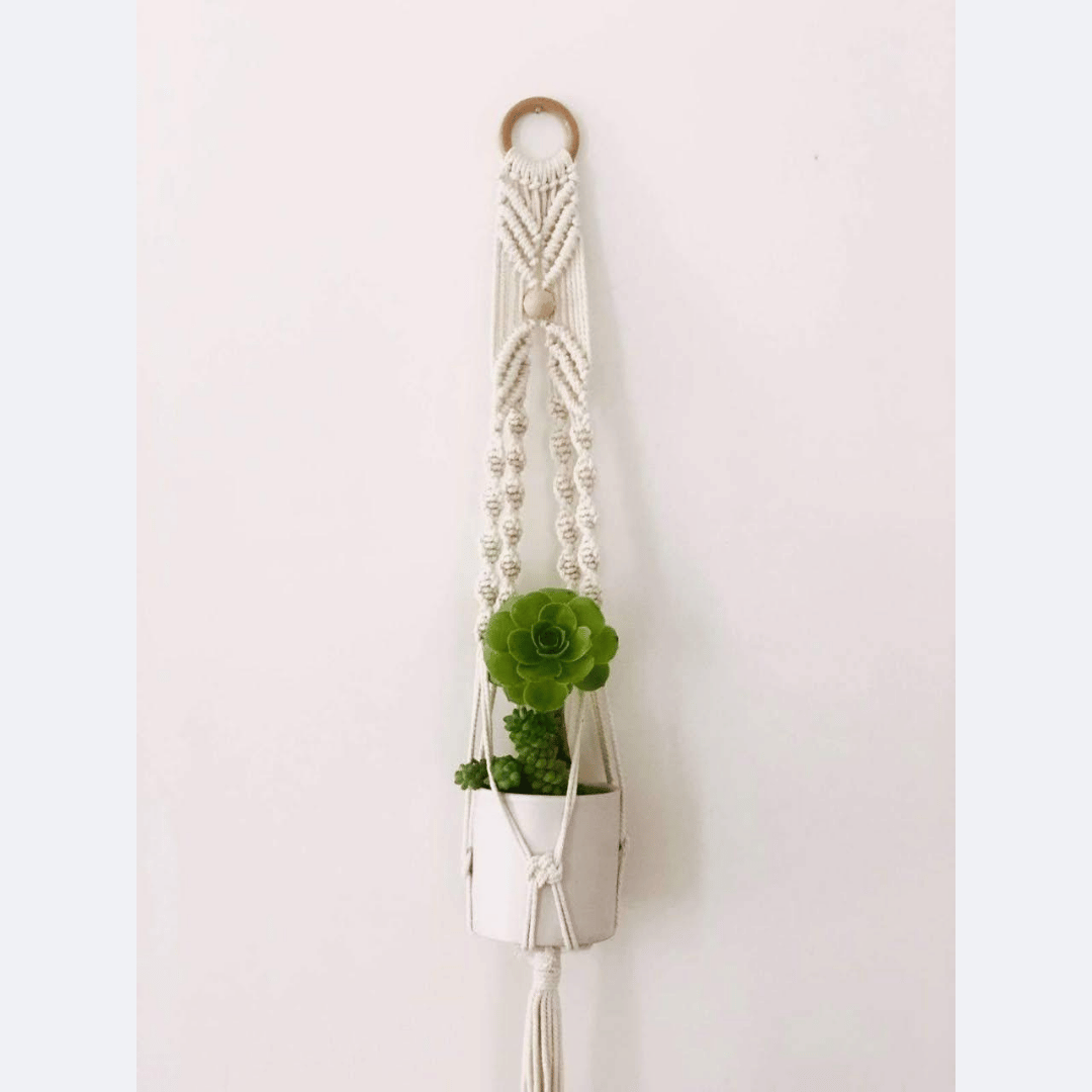 Minimalist Single Macramé Plant Holder