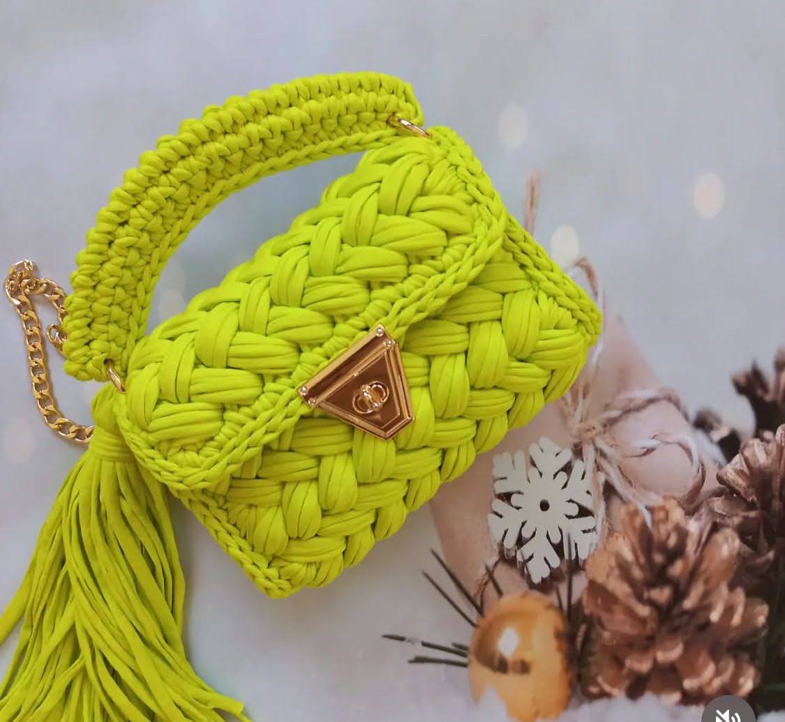 Crochet Yarn Bag - 114