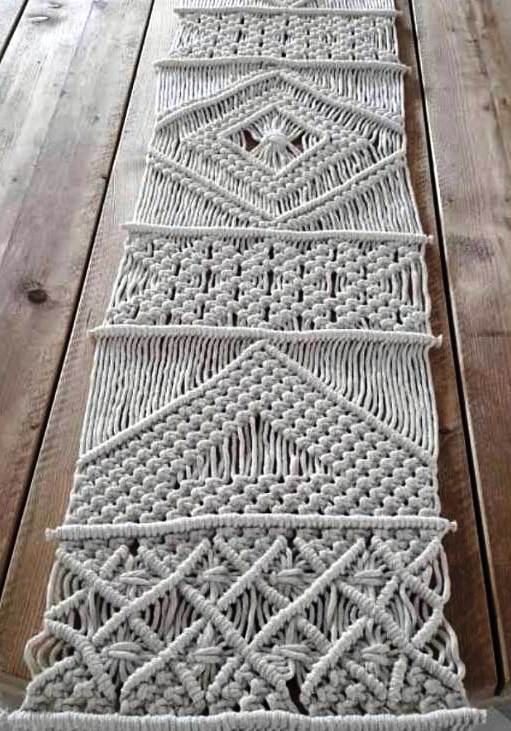 Macrame Table Runner - 107