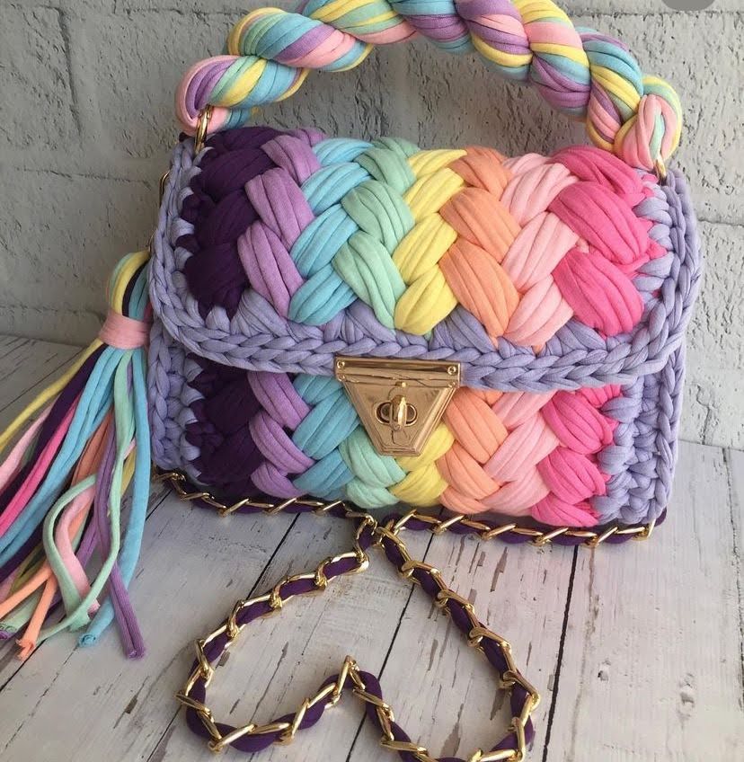 Crochet Yarn Bag - 111