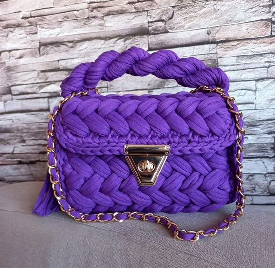 Crochet Yarn Bag - 108