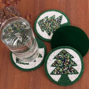 Beaded Coaster - 112