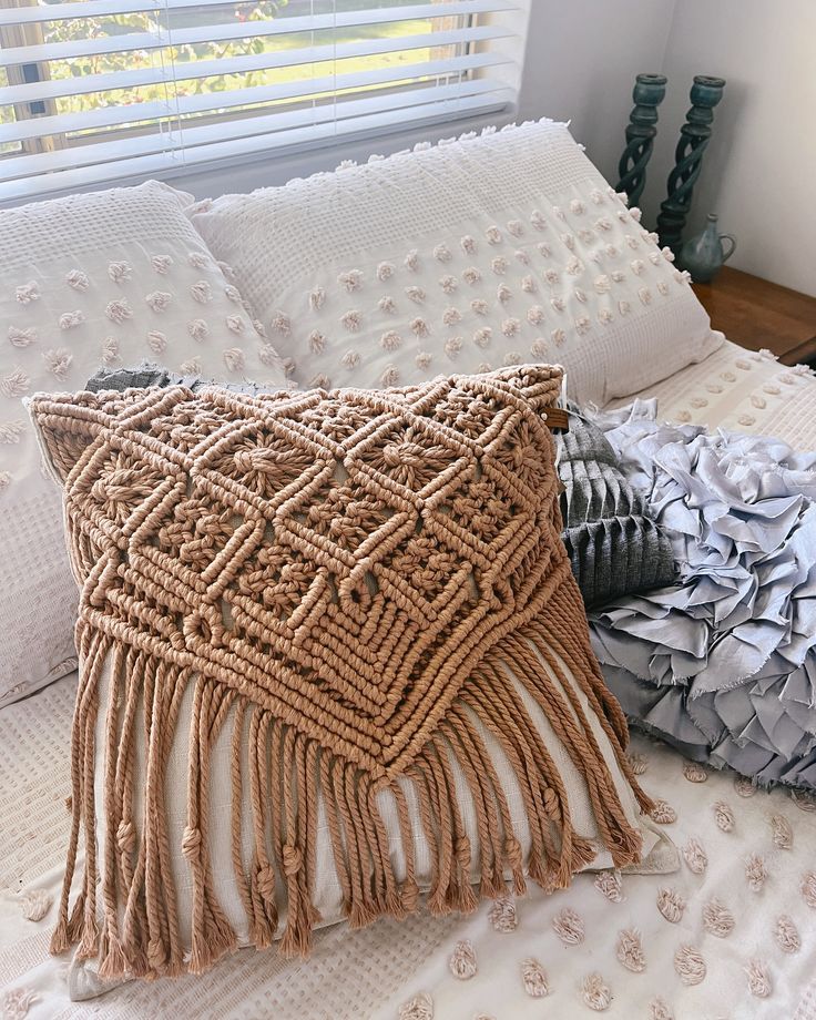 Macrame Cushion Cover - 122