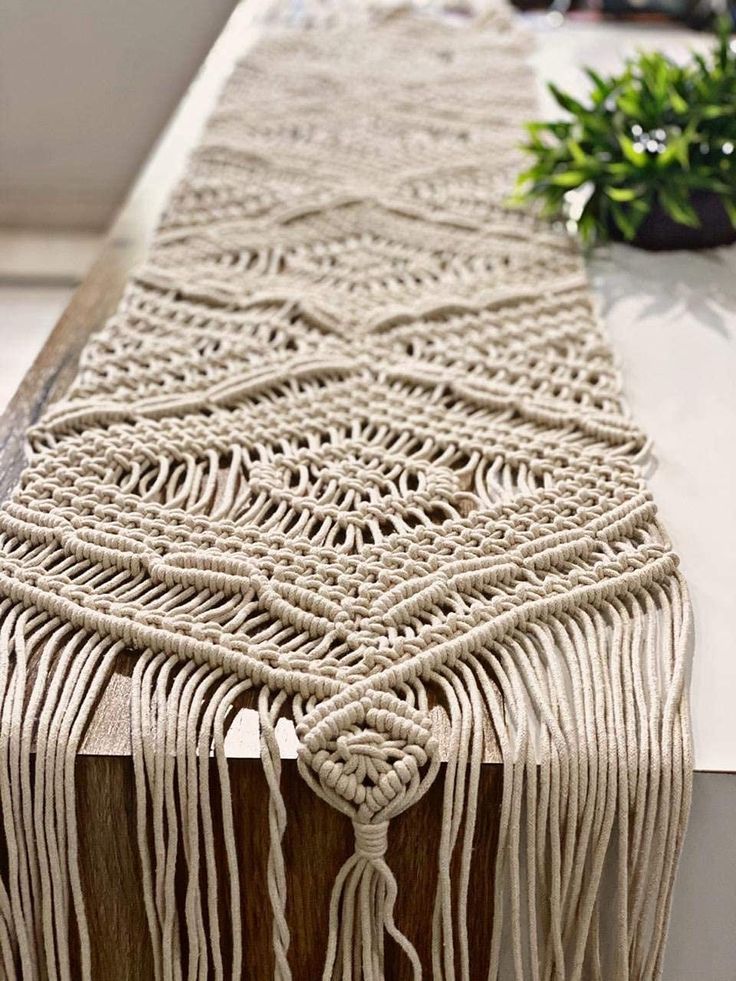 Macrame Table Runner - 112