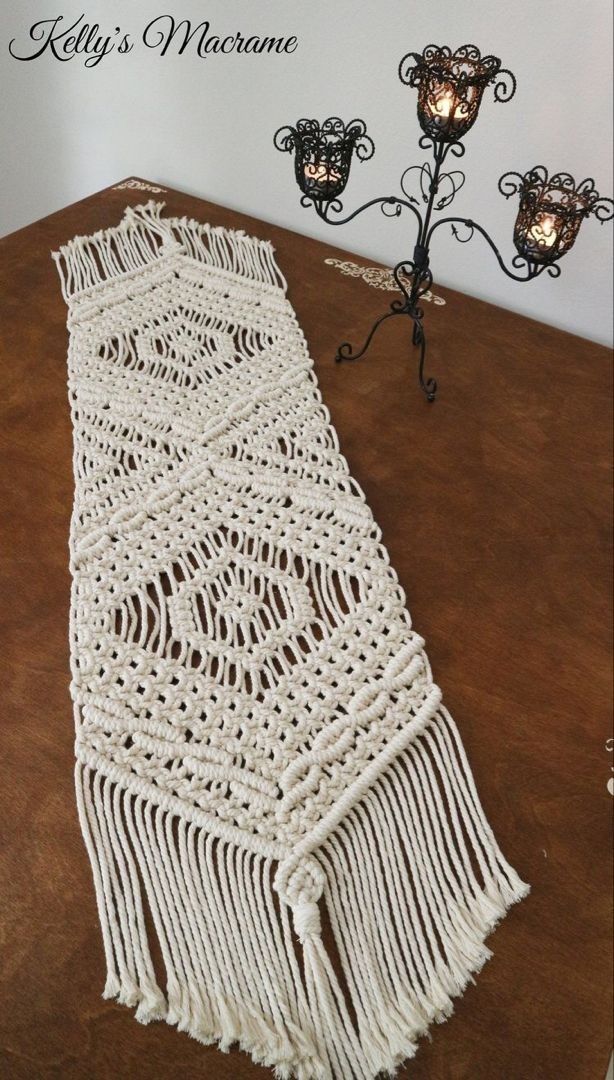 Macrame Table Runner - 111