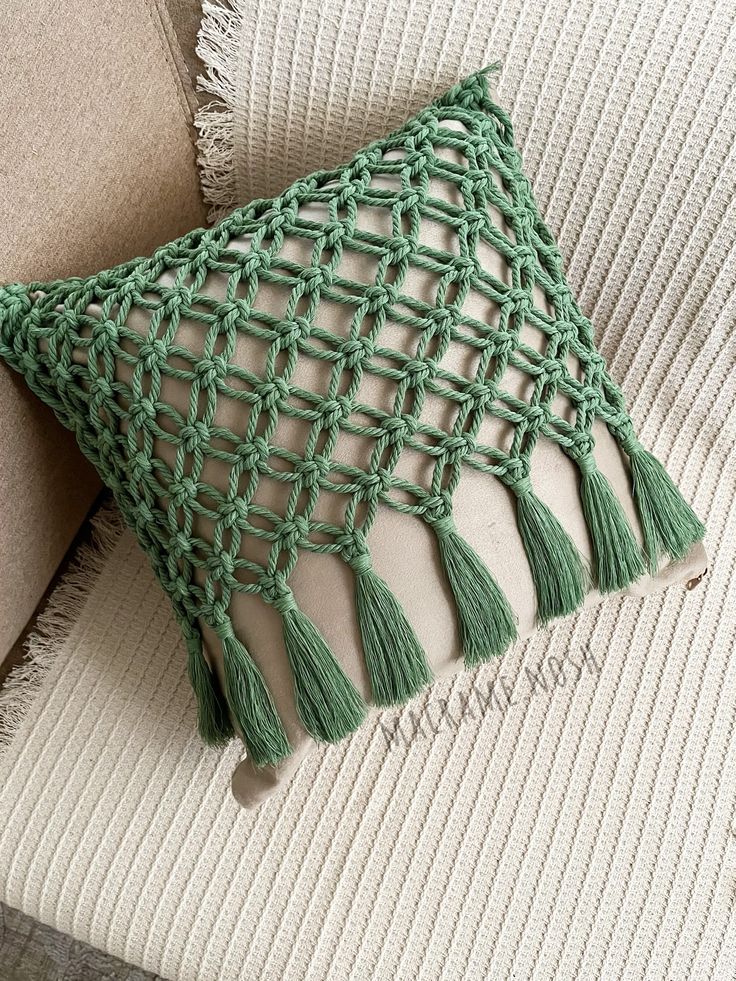 Macrame Cushion Cover - 132