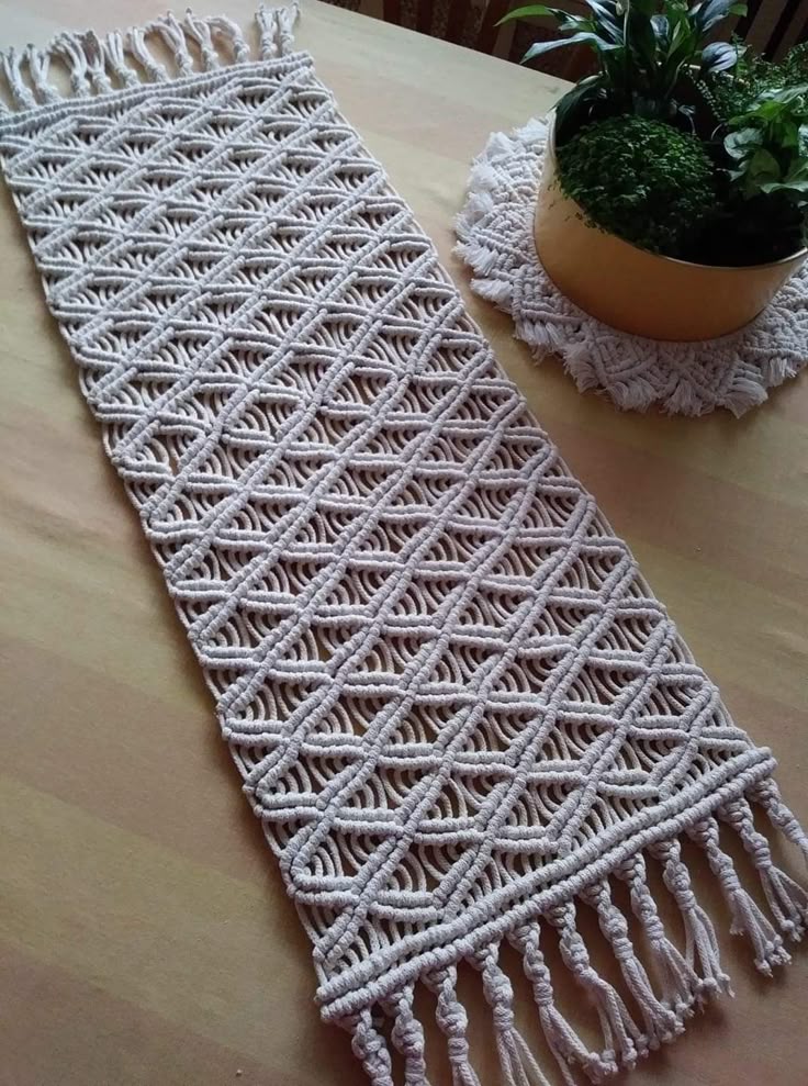 Macrame Table Runner - 115