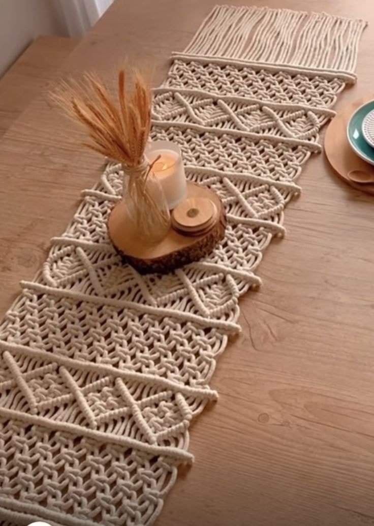 Macrame Table Runner - 114