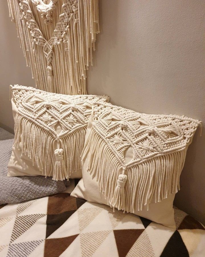 Macrame Cushion Cover - 125